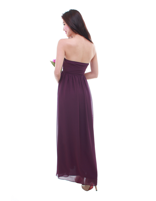 Cleo Maxi Dress in Majestic Purple